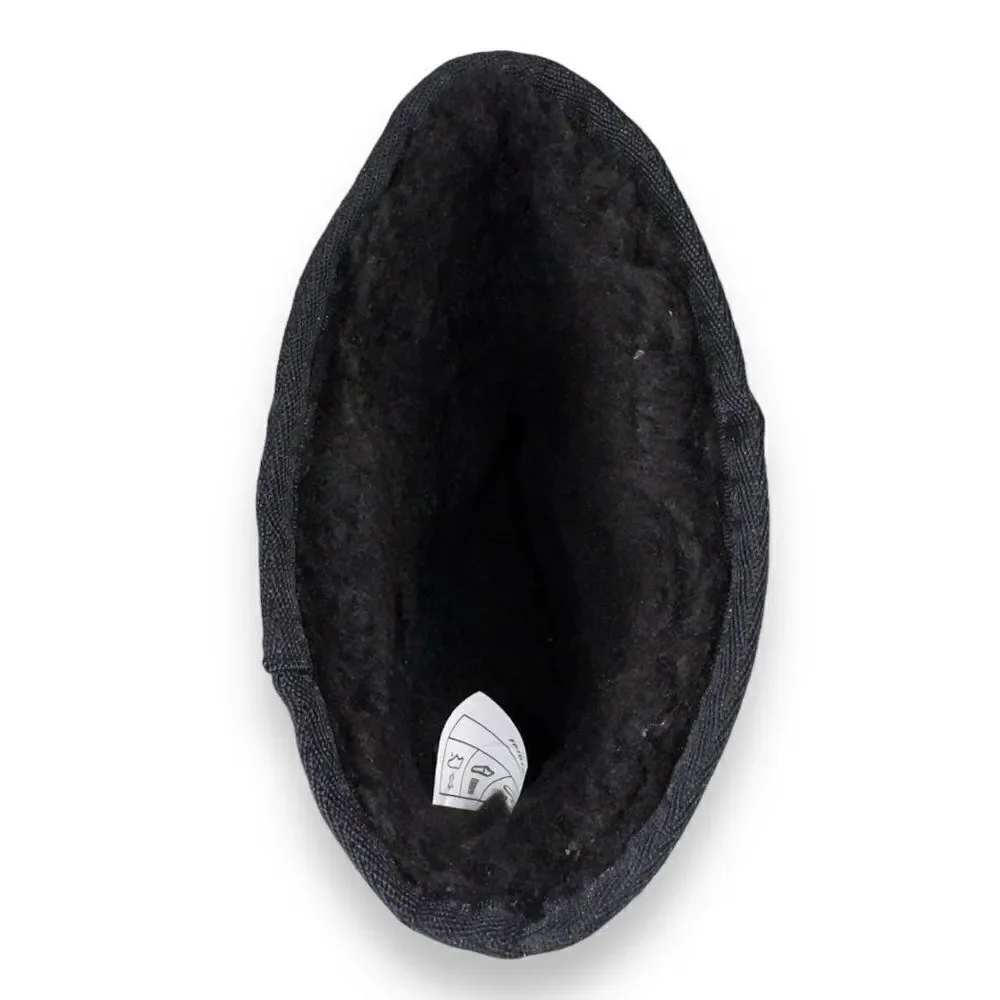 Koolaburra by UGG Koola Tall Boots Black Suede‎ 1020172 Youth 5 Women's 6